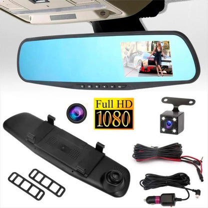 AutoVision HD 360 - Retrovisor + Cámara Delantera- Visión más allá de la realidad 🔥