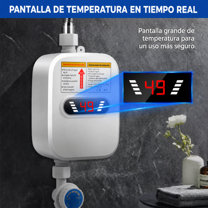 💧 Kit Calentador Digital Pro - Calentador + AquaDucha + Manguera ¡Prepárate para el invierno ! 🔥