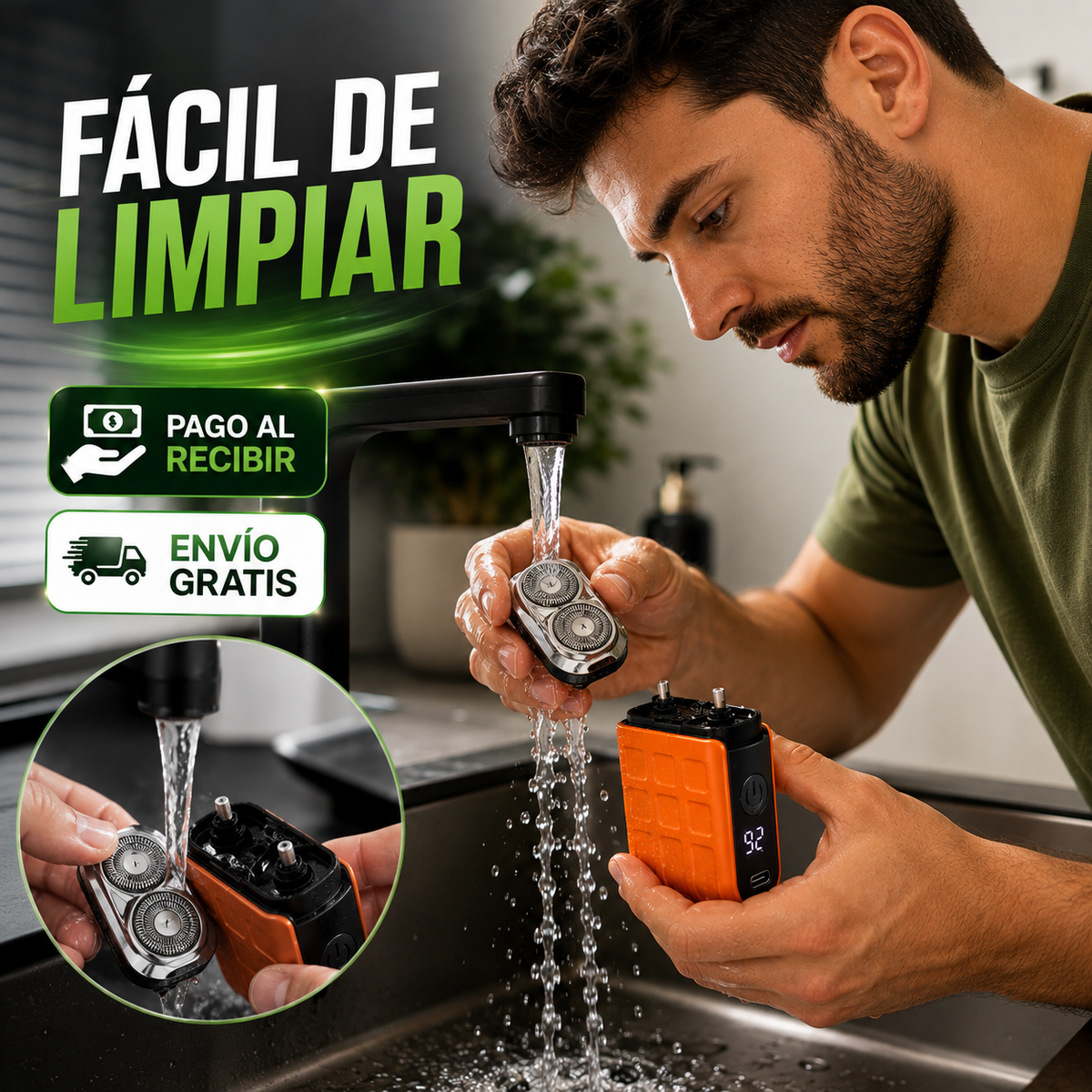 ✂️ Velshave Pro - Afeitadora eléctrica portátil ! Suavidad diaria para tu piel! 🔥